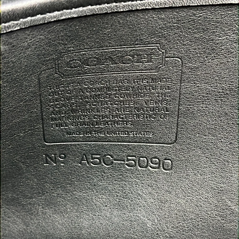 Vintage Coach Black Leather Briefcase 💼 - Picture 5 of 13